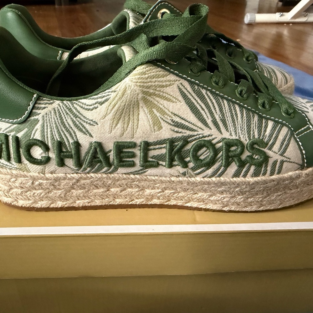 Michael Kors Fern Green Espadrilles